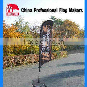 high quality custom boat flags pole teardrop banner pattern fabric