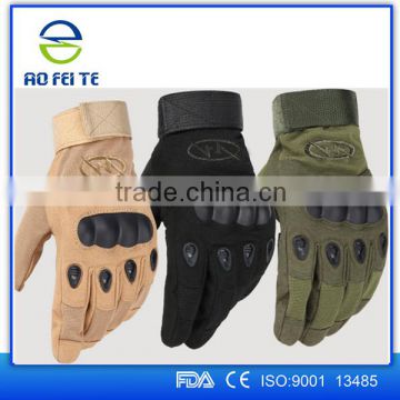 Aofeite Waterproof Lightweight Military Police Tactical Hunting Gloves Green