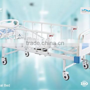 High quality two function manaul 2-rocker hospital bed