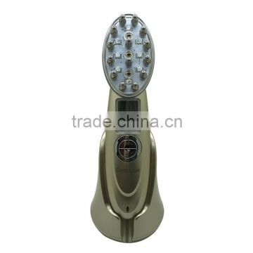 2016 laser vibration hair comb massager with CE & ROHS