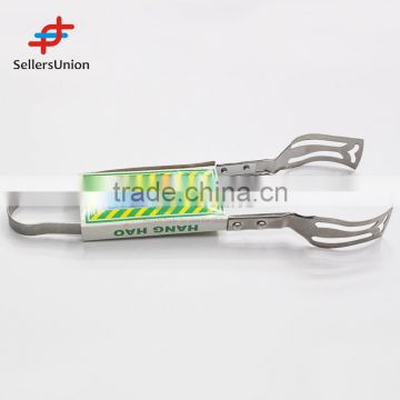 2016 hot sale No.1 Yiwu agent commission agent Hot Sale classical Slivery Food Tong for Home Use