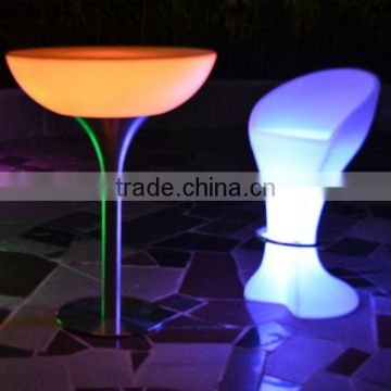 RGB glowing decorative LED resturant Table