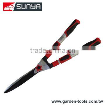 Professional light-duty telescopic waving aluminum handle hedge blades shears