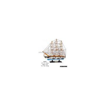 wooden sailing ship HM-5009G
