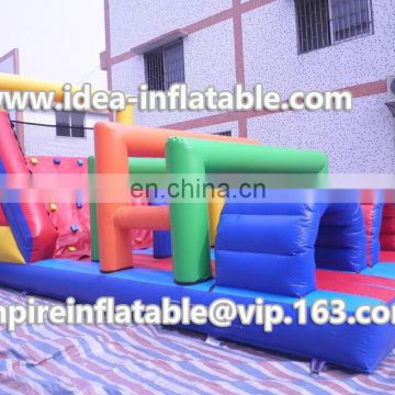 Outdoor inflatable obstacle course equipment for fun ID-OB007
