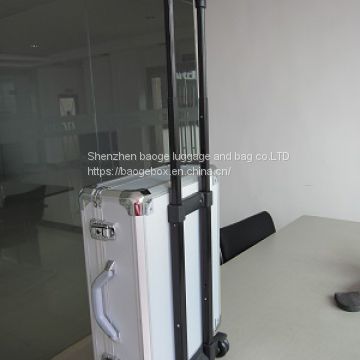 Tsa Password Lock Abs+pc Trolley Personalised Suitcase