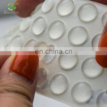 Self adhesive Transparent silicone rubber foot