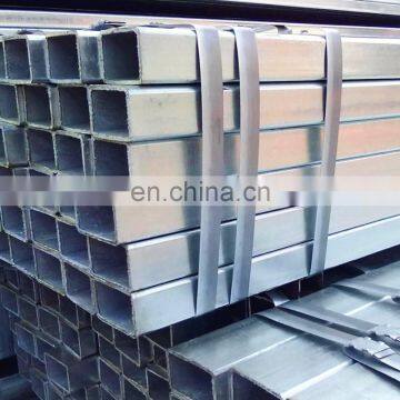 hot dipped Galvanized ERW Welded Rectangular / Square Steel Pipes/Hollow Section