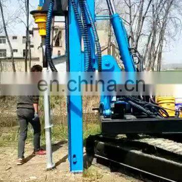 Hydraulic concrete drop hammer pile driver machine