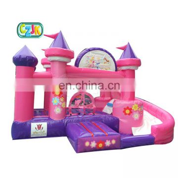 spring pastel pink waterproof inflatable small jumper combo jumping castle