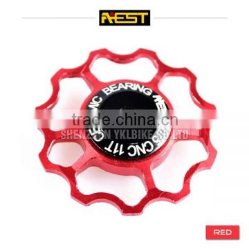 hot sale bike parts ceramic bearing jockey wheels for mountain bike