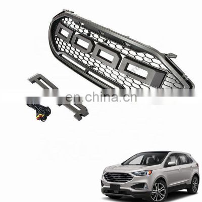 Grey Color Plastic Material Auto Car 4x4 Grille For Edge 2019-2020 year