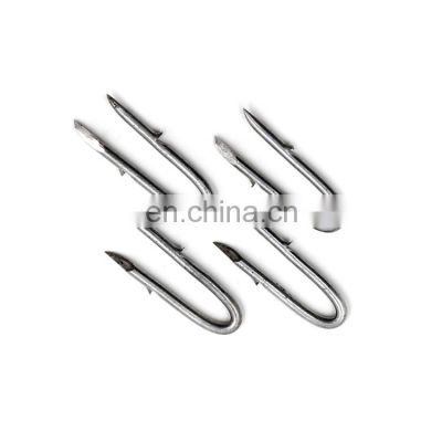 Stainless Steel Nail Mattress Assorted U Type Nails Steel Barb Wire Fence U Clips