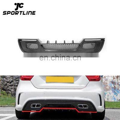 A-Class A250 Carbon Rear Diffusr For Mercedes Benz W176 A250 RZ Style 2013