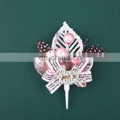 Cost Effective Plastic Party Small Home Luxury Pink Holiday Kitchen Cake Decoration Christmas