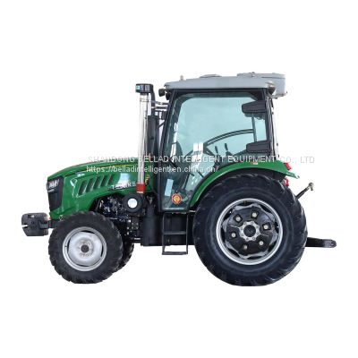 Russia Hot Sale Dq854 85HP 4WD Agricultural Farm Tractor with Heater Cabin Well Working in Cold Winter