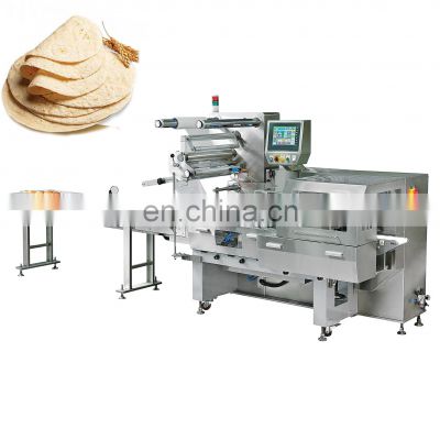 Automatic tortilla packaging machine toast pillow packing machine food automatic horizontal flow wrapping line