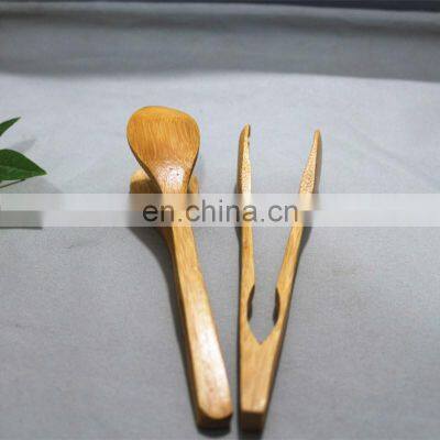 Hot Sale Multifunction High Quality Simple Luxury Kitchen Mini Bamboo Tongs