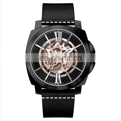 2019 New Automatic Skeleton high quality wrist  Mechanical movement OEM or ODM for business Luxury men watches