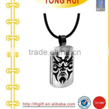 Mask printing dog tag necklace distributor imitation jewelry