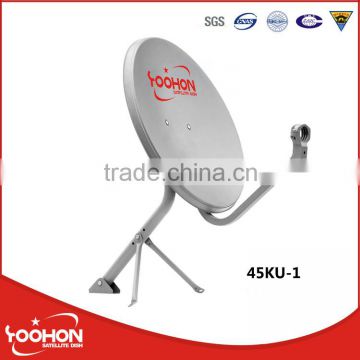 KU band 45cm parabolic outdoor tv antenna