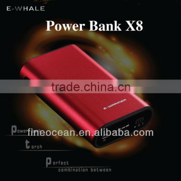 Portable Mobile Phone power bank 6000mAh X8