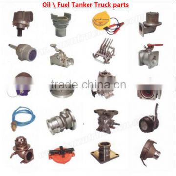 oil tank truck parts bottom valve manhole cover openable API adaptor accesories