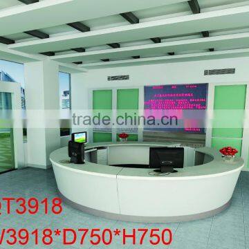 hot selling fashional round reception desk factory sell directly QT3918