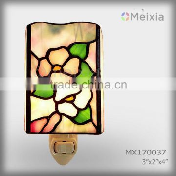 MX170037 wholesale stained glass flower tiffany nightlight