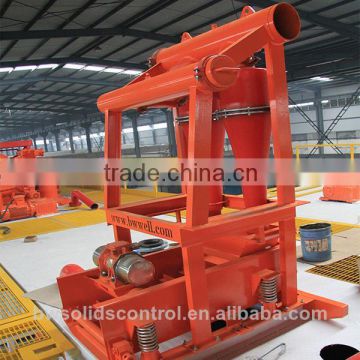 percussion drilling rig desander used in solids control for drilling mud