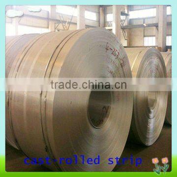 Cast-rolled strip