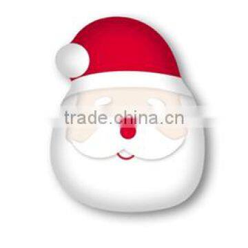 Santa shape plate