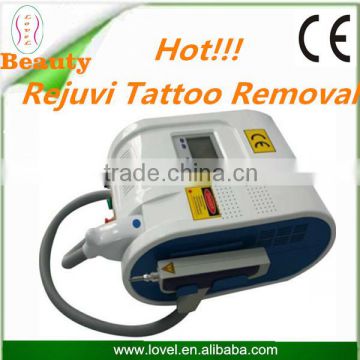 Professional High Effects 2014 Q-Switched ND YAG Ruby Laser Tattoo Removal Machine
