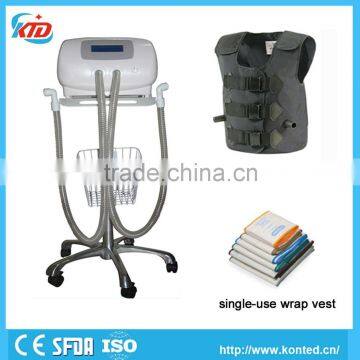the vest Vibration Machine for inpatient treatment of impaired airway clearance.