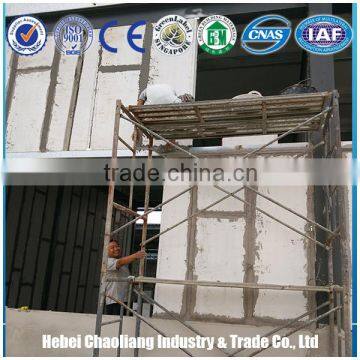 Waterproof insulation wall board fireproof mgo board partition lightweight concrete wall panel