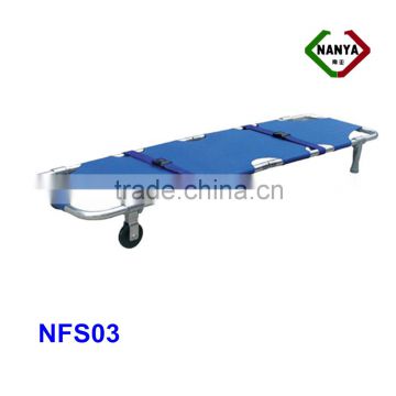 sales promotion about folding stretcher with wheels in china