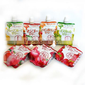 high quality plastic juice food liquid drink beverag pouch with spout packaging bag