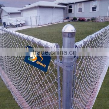 Home garden hot dipped galvanized chain link fence , pvc coated chain link fence