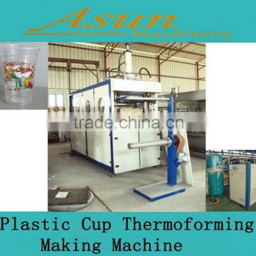 Price for full automatic plastic plates and cups machine coffee/tea cup making machine made in China