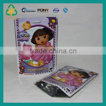 China Custom printed Toy packing aluminum foil stand up packaging bags