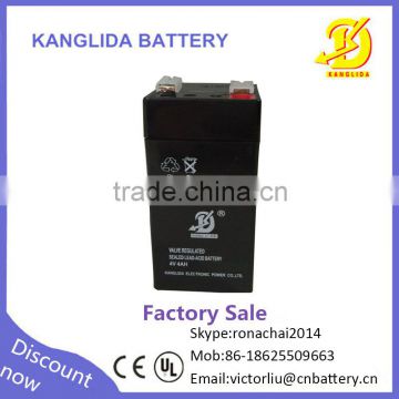 Kanglida 4v4ah sealed agm plastic storage boxes from China supplier