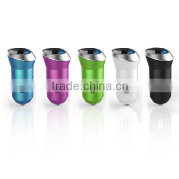 1.0A/2.4A new car charger design for iphone 5s/ipad air(JS-B01)