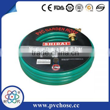 Jinrui pvc thread garden hose with coupler 1/4'OD(11mm*6mm) jasper 15m used for gardening for plastic pipe