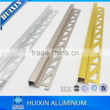 various shape aluminum tile edge corner trim