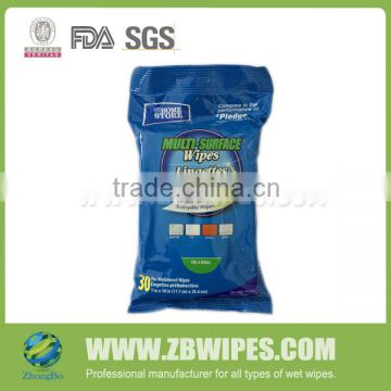 Surface Clean Wet Wipe Household Cleaning Towelettes