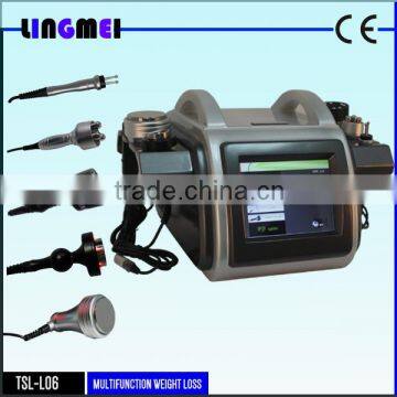 100J 5 In1 Ultrasound Body Shaping Vacuum Rf Cavitation Machine 32kHZ