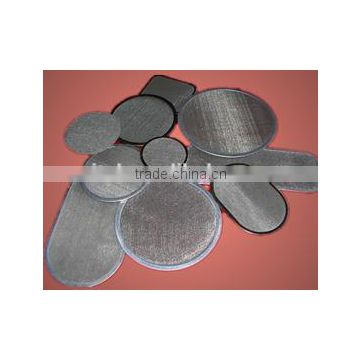 stainless steel 304 plain framed filter mesh flake/filter disk/filter screen
