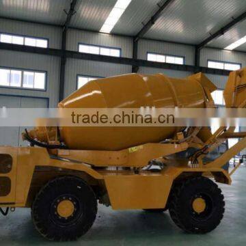 new 3.5 CUBIC METER drum self loading concrete mixer truck