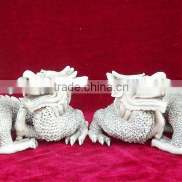 Hand Chinese Marble Dragon Statue