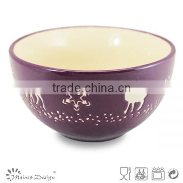 Tableware Santa Design Ceramic Christmas Bowl